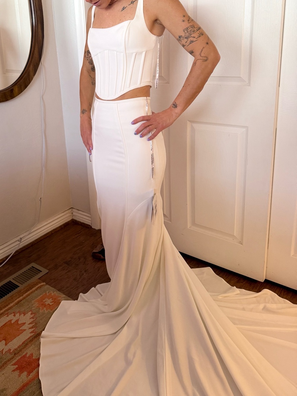 Brand New Wedding Dress size 2 - Two Piece - Maggie Sottero Designs - Picture 9 of 10